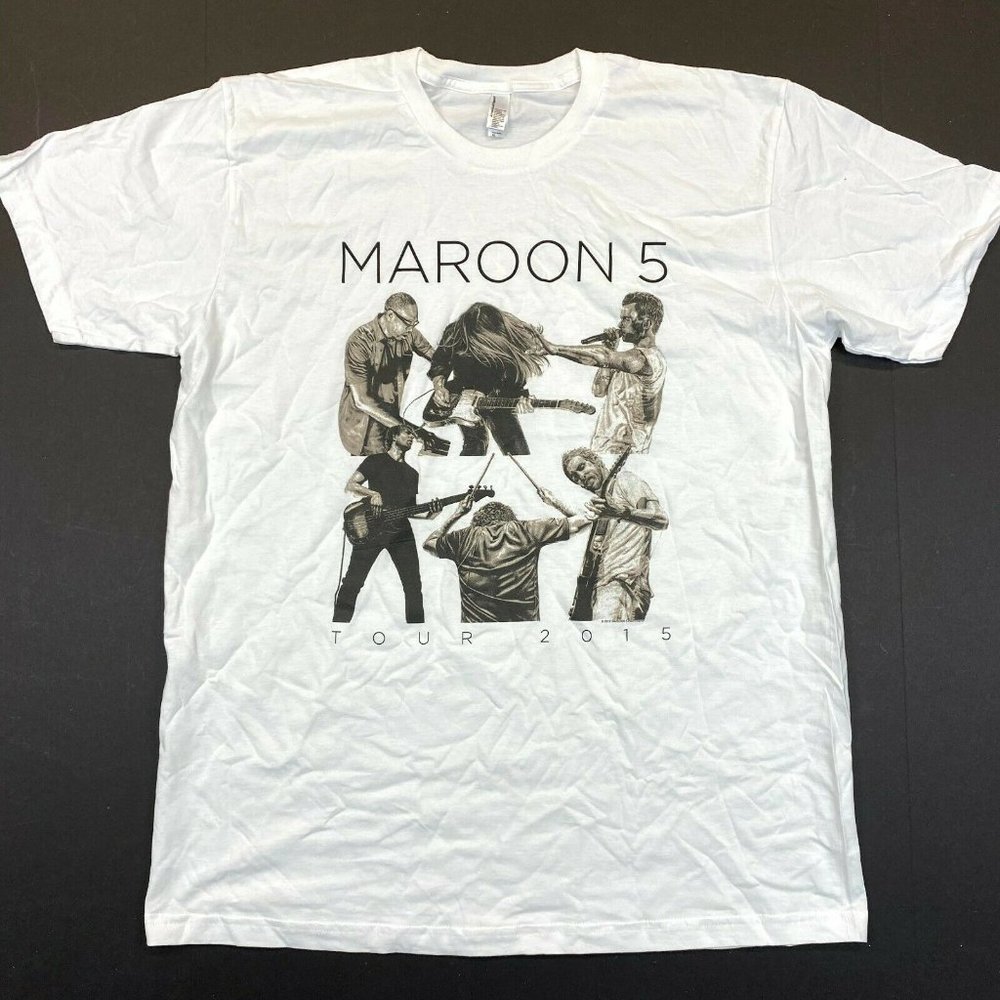 Maroon 5 Live Drawing Band Tee - XL